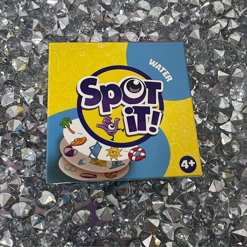 McDonald’s spot it Water Game for Kids - Yellow and Blue
